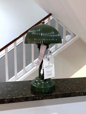 Hearth & and Hand GREEN Fluted Metal Rechargeable Library Table Lamp NEW 2024